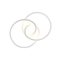 QAZQA Plafondlamp wit 45 cm incl. LED 3 staps dimbaar - Rowin - thumbnail