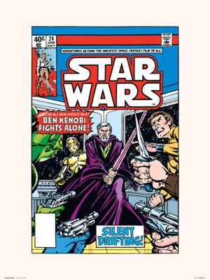 Kunstdruk Star Wars - 24 Silent Drifting 30x40cm