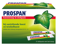 Prospan Hoestsiroop Sticks - bij vastzittende hoest en kriebelhoest - thumbnail