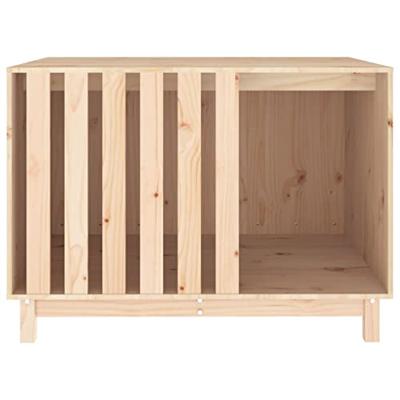VidaXL Hondenhok 100x70x72 cm massief grenenhout