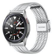 Stalen bandje - Zilver - Samsung Galaxy Watch - 46mm / Samsung Gear S3 - thumbnail