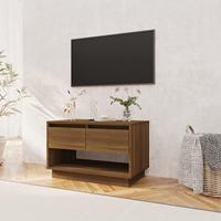 Tv-meubel 70x41x44 cm spaanplaat bruineikenkleurig - thumbnail