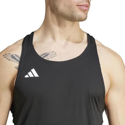 adidas Adizero Singlet Short Set Heren - thumbnail