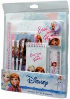 Kids Licensing schrijfset Frozen meisjes papier/hout 11 delig - thumbnail