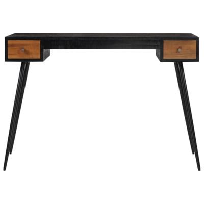 Bureau 117x56,5x75 cm massief gerecycled teakhout