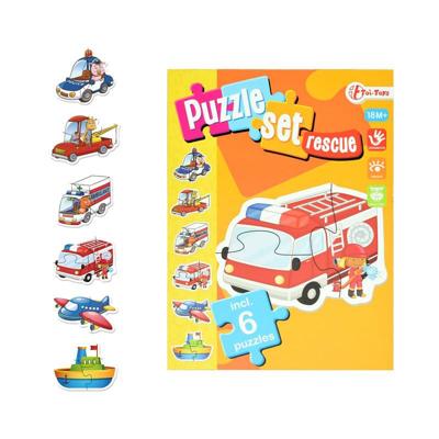 Toi-Toys legpuzzel set hulpdiensten junior karton 15 stukjes