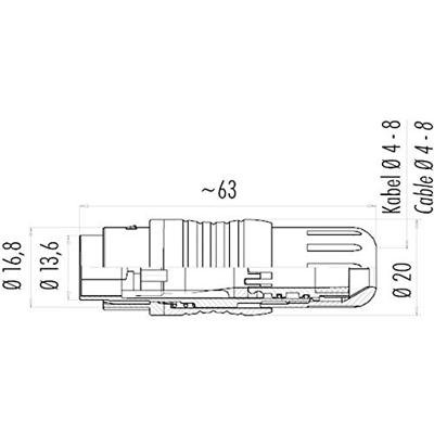 binder 99-4830-00-08 Ronde connector Stekker, recht Totaal aantal polen: 8 Serie (ronde connectoren): 440 1 stuk(s) binder 99-4830-00-08 Ronde connector Stekker, recht Totaal aantal polen: 8 Serie (ronde connectoren): 440 1 stuk(s)