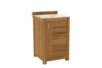 Passion Grills | Buitenkeuken Onderdeel | Milano Buitenkeukenkast 1-deurs | 58 x 63 cm | Albastro Cream - thumbnail