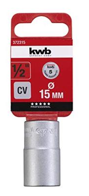 kwb 372315 Dopsleutelinzetstuk 15 mm 1/2