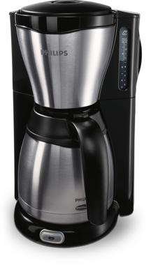 Philips café Gaia koffieapparaat met thermische kan - RVS/zwart - HD7549/20 - thumbnail
