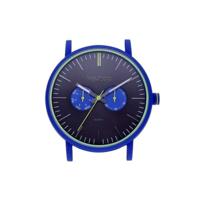 Horloge Uniseks Watx & Colors WXCA2743 Blauw (Ø 44 mm) - thumbnail