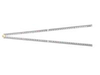 Sola vouwduimstok kunststof 2mtr/10-ledig wit, wit, eg-klasse 3 hk2/10w sb - 53030201 - 53030201 - thumbnail