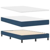 Boxspringbed met Matras Blauw 120x200 cm Stof - thumbnail