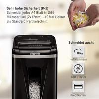 Fellowes Microshred™ 450M Papierversnipperaar 9 vellen Cross cut 2 x 12 mm P-5 22 l Ook geschikt voor Paperclips, CDs, DVDs, Nietjes, Creditcards - thumbnail