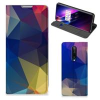 OnePlus 8 Stand Case Polygon Dark - thumbnail