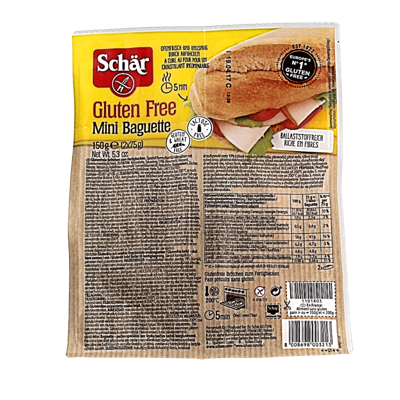 Schar Baguette mini 2 stuks glutenvrij 150 Gram