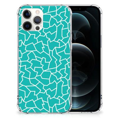 iPhone 12 Pro Max Back Cover Cracks Blue iPhone 12 Pro Max Back Cover Cracks Blue