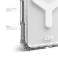 Urban Armor Gear Plyo MagSafe Case Backcover Apple iPhone 16 Pro Ice, Transparant, Wit MagSafe compatible - thumbnail