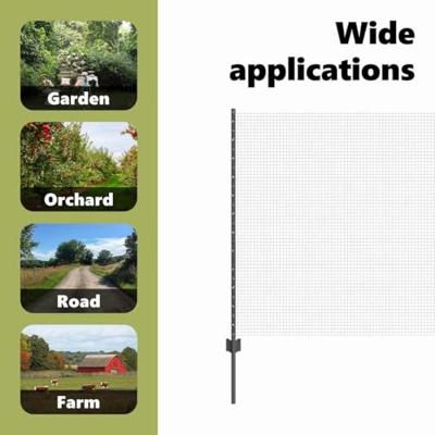 VidaXL Hek met paal grijs 1,2 x 10 m staal en pvc