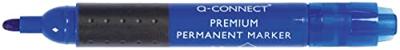 Q-CONNECT Premium permanent marker, 3 mm, ronde punt, blauw