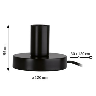 Paulmann Neordic Haldor 79758 Bureaulamp E27 Zwart Paulmann Neordic Haldor 79758 Bureaulamp E27 Zwart