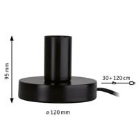 Paulmann Neordic Haldor 79758 Bureaulamp E27 Zwart - thumbnail