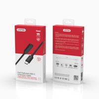 UNITEK C14086BK USB-kabel USB 3.2 Gen 2 (3.1 Gen 2) 0,5 m USB C Zwart - thumbnail