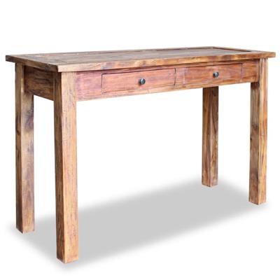 Wandtafel 123x42x75 cm massief mahoniehout
