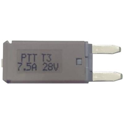 PARTS PTT Circuit Breaker Mini, type 3. Manual Reset, 7,5A C001-102-0062 Standaard steekzekering (auto) 7.5 A Bruin 1 stuk(s)