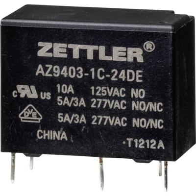 Zettler Electronics AZ9403-1C-24DE Powerrelais 24 V/DC 5 A 1 stuk(s)