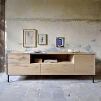 Ethnicraft TV-meubel 'Whitebird' Gevernist Eikenhout, 180cm - thumbnail