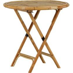 Nohr Ronde Bistrotafel 'Zev' Bamboe, 80cm