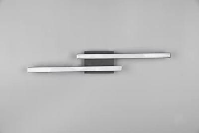 Trio Led plafondlampRoute 2-lichts zwart 4000K - R62472432