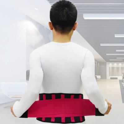 Mannen en vrouwen neopreen lumbale taille steun Unisex oefening gewicht verlies Burn shaper Gym Fitness gordel grootte: M (Rose)