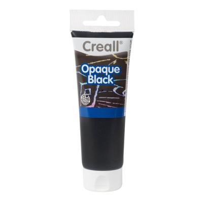 Creall opaque verf zwart, 120ml