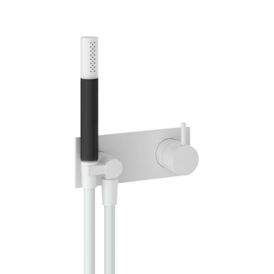 Inbouw Douchemengkraan Hotbath Cobber incl. Doucheslang en Handdouche Mat Wit