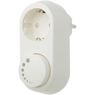 EcoDim LED Stekkerdimmer 0-100W. Wit Fase Afsnijding RC