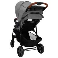 Kinderwagen 2-in-1 staal lichtgrijs - thumbnail