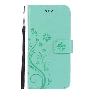 Shop4 - Huawei Y6 2019 Hoesje - Wallet Case Vlinder Patroon Mint Groen Shop4 - Huawei Y6 2019 Hoesje - Wallet Case Vlinder Patroon Mint Groen