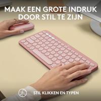 Logitech Pebble 2 Combo toetsenbord Inclusief muis RF-draadloos + Bluetooth QWERTY US International - thumbnail