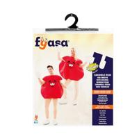 M&M Kostuum Volwassenen Rood - thumbnail