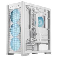 Asus TUF Gaming GT302 ARGB Midi-tower PC-behuizing Wit 4 voorgeïnstalleerde ventilators, Geïntegreerde verlichting, Stoffilter, Zijvenster - thumbnail