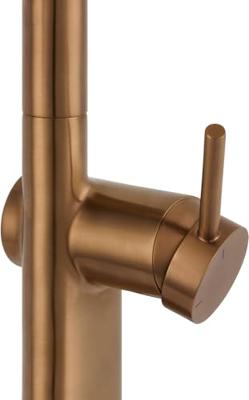 Ben Navan industriële wastafelkraan geborsteld koper