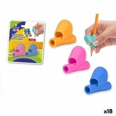 Potloodadapter Bismark Multicolour 2 Onderdelen (18 Stuks)