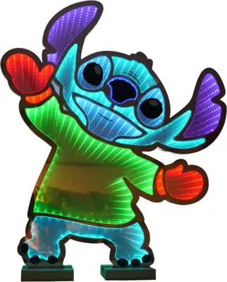 Disney Spiegellicht 3d dancing stitch 60cm Disney Spiegellicht 3d dancing stitch 60cm