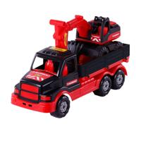 Cavallino mammoet torpedo vrachtwagen met graafmachine, 44,5cm - thumbnail