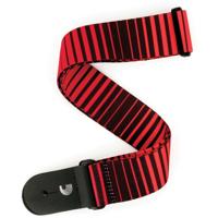 D'Addario P20S1507 gitaarband Optical Art rood met zwart - thumbnail