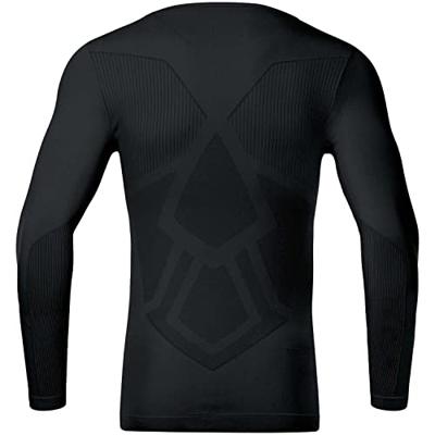 JAKO 6456 Longsleeve Comfort Gerecycled - Zwart - XXS