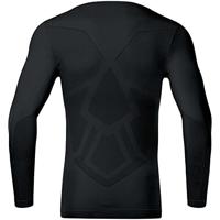JAKO 6456 Longsleeve Comfort Gerecycled - Zwart - XXS - thumbnail