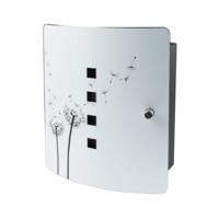 Armadietto portachiavi - BURG WACHTER - 6204/10 Ni Pusteblume - Decoro dente di leone, 10 ganci, chiusura magnetica regolabile - thumbnail